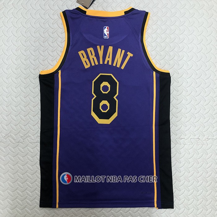Maillot Los Angeles Lakers Kobe Bryant NO 8 Statement 2022-23 Volet